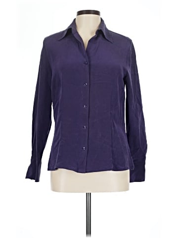 Classiques Entier Long Sleeve Silk Top (view 1)