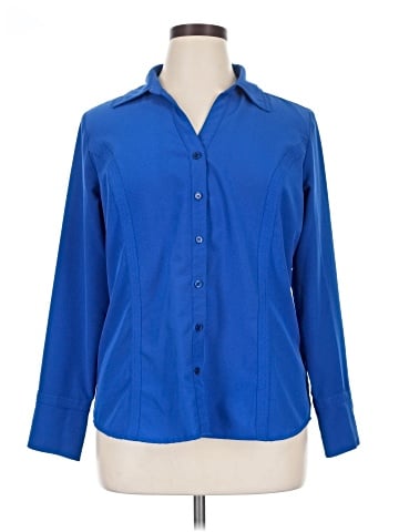 DressBarn Long Sleeve Blouse (view 1)