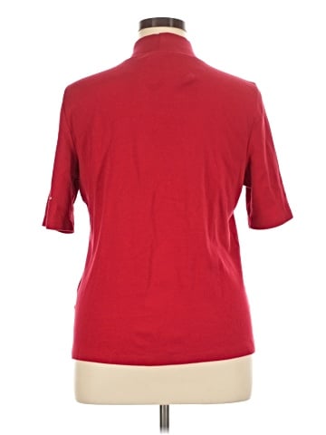 Karen Scott Short Sleeve Turtleneck (view 2)
