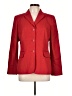 Le Suit 100% Polyester Solid Red Blazer Size 12 - photo 1