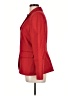 Le Suit 100% Polyester Solid Red Blazer Size 12 - photo 5