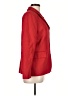 Le Suit 100% Polyester Solid Red Blazer Size 12 - photo 4