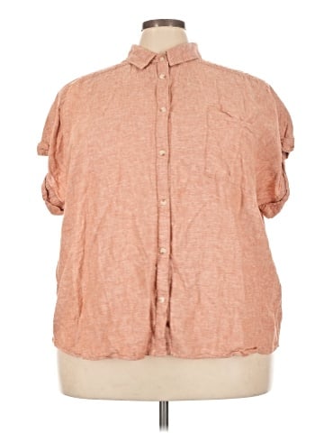 Terra & Sky Short Sleeve Button-Down Shirt (view 1)