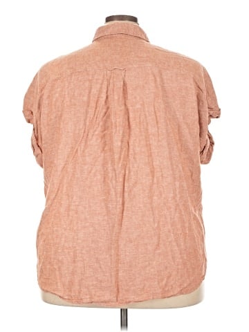 Terra & Sky Short Sleeve Button-Down Shirt (view 2)