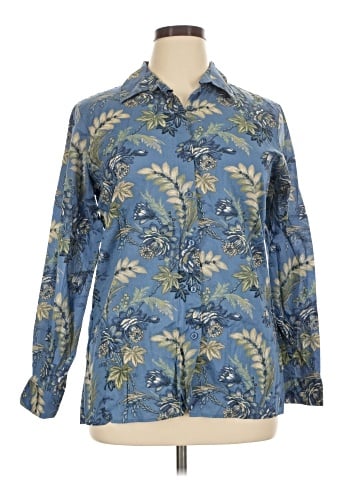 Charter Club Long Sleeve Button-Down Shirt (view 1)