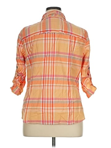 SONOMA life + style 3/4 Sleeve Button-Down Shirt (view 2)