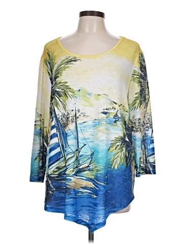 Alfred Dunner 3/4 Sleeve Top (view 1)