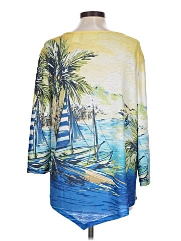 Alfred Dunner 3/4 Sleeve Top (view 2)