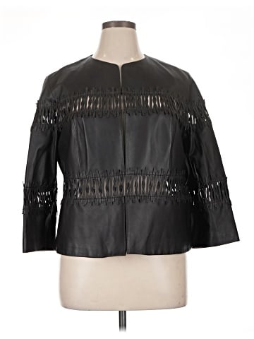 Lafayette 148 New York Leather Jacket (view 1)