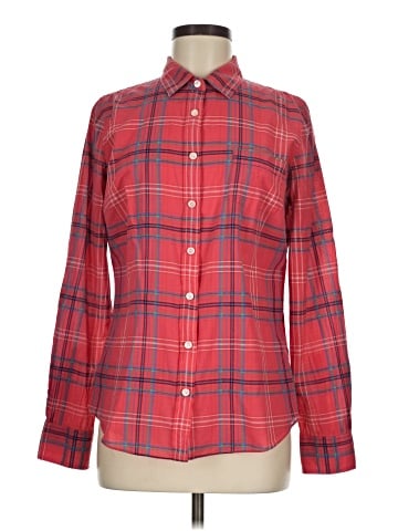 J.Crew Factory Store Long Sleeve Button-Down Shirt (view 1)