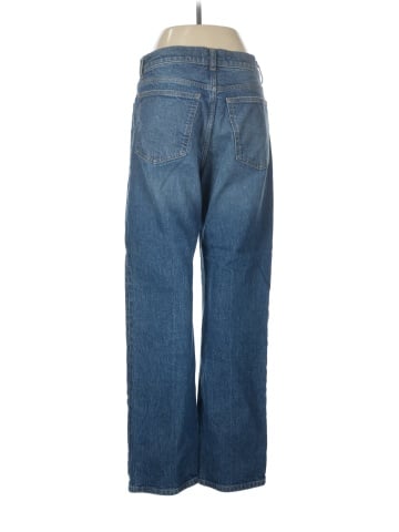 Madewell The Longline Straight Jean in Greendale Wash (view 2)