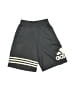 Adidas 100% Polyester Graphic Gray Athletic Shorts Size 8 - photo 1