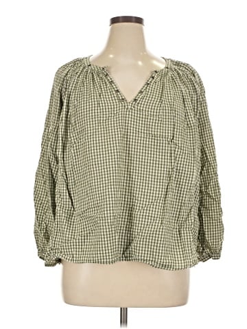 Aerie 3/4 Sleeve Blouse (view 1)