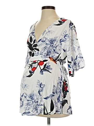 Motherhood Short Sleeve Blouse (view 1)