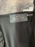 Astr 100% Polyester Floral Black Romper Size S - photo 4