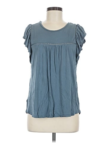 Ann Taylor LOFT Outlet Short Sleeve Blouse (view 1)