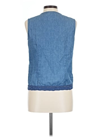 MICHAEL Michael Kors Sleeveless Button-Down Shirt (view 2)