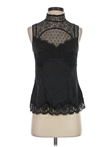 Bebe Sleeveless Silk Top (view 1)