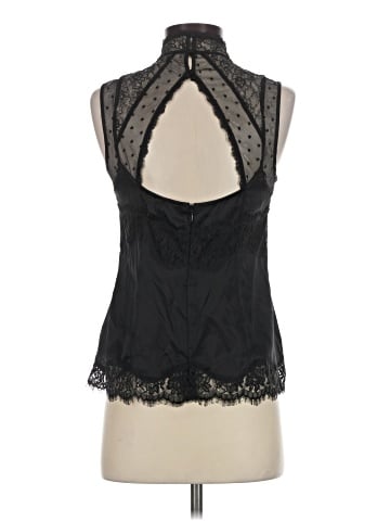 Bebe Sleeveless Silk Top (view 2)