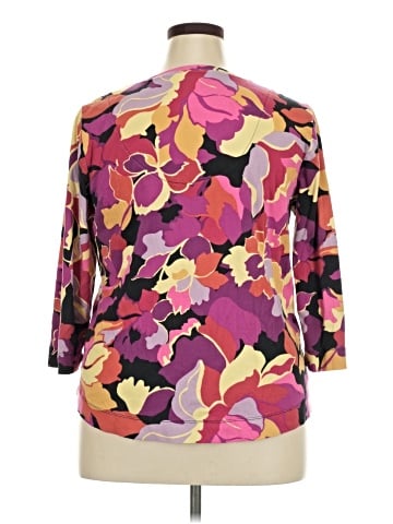 Chico's 3/4 Sleeve T-Shirt (view 2)