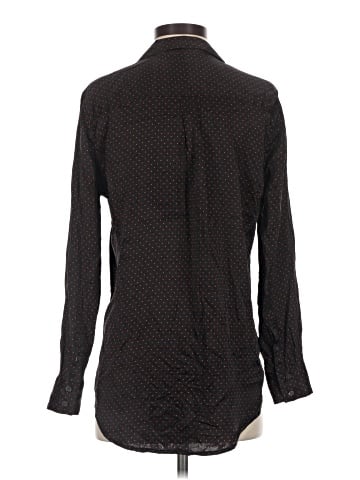 Equipment Long Sleeve Silk Top (view 2)