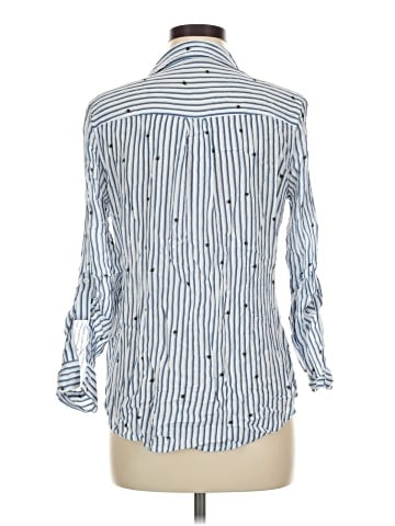 a.n.a. A New Approach 3/4 Sleeve Button-Down Shirt (view 2)