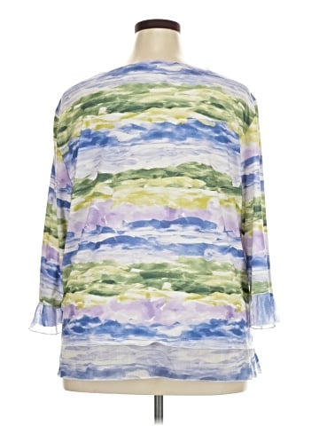 Alfred Dunner 3/4 Sleeve Blouse (view 2)