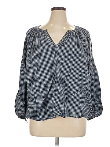 Aerie 3/4 Sleeve Blouse (view 1)