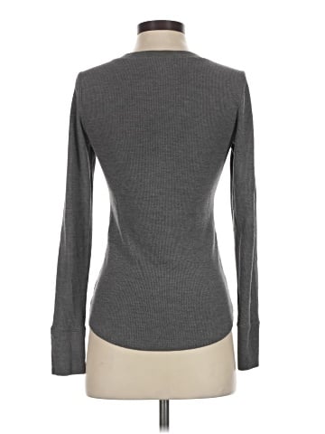 Faded Glory Long Sleeve Henley (view 2)