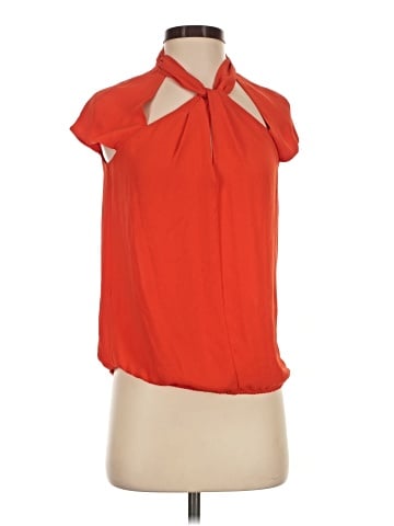 BCBGMAXAZRIA Short Sleeve Blouse (view 1)