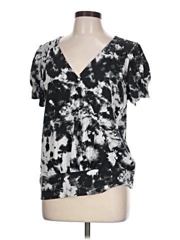 Karl Lagerfeld Paris Short Sleeve Top (view 1)