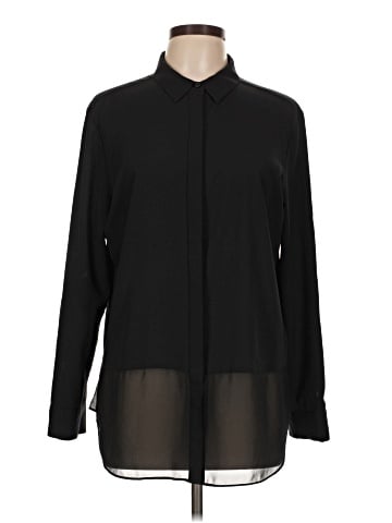 DKNY Long Sleeve Blouse (view 1)