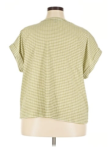 Cable & Gauge Short Sleeve Blouse (view 2)