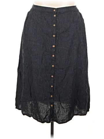 Garnet Hill Denim Skirt (view 1)