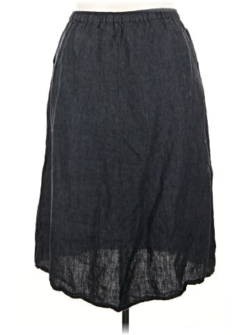 Garnet Hill Denim Skirt (view 2)