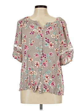 AGB 3/4 Sleeve Blouse (view 1)