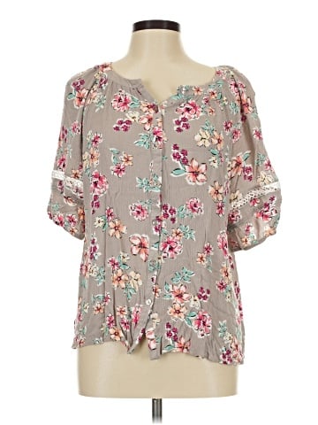 AGB 3/4 Sleeve Blouse (view 1)