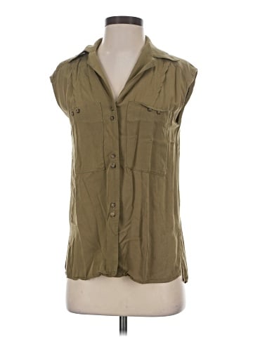 MNG Suit Sleeveless Button-Down Shirt (view 1)
