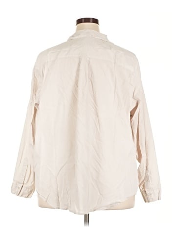 Torrid 3/4 Sleeve Button-Down Shirt (view 2)