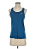 Nike 100% Polyester Blue Active Tank Size S - photo 1