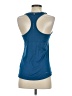 Nike 100% Polyester Blue Active Tank Size S - photo 2