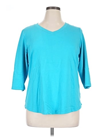Isaac Mizrahi LIVE! 3/4 Sleeve T-Shirt (view 1)