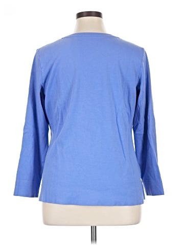 Isaac Mizrahi LIVE! 3/4 Sleeve T-Shirt (view 2)