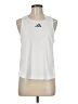 Adidas 100% Polyester White Active Tank Size M - photo 1