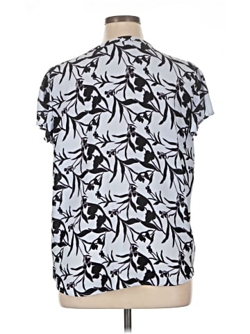 Ann Taylor Factory Short Sleeve Blouse (view 2)