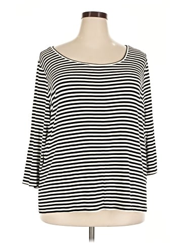 Lane Bryant 3/4 Sleeve Top (view 1)