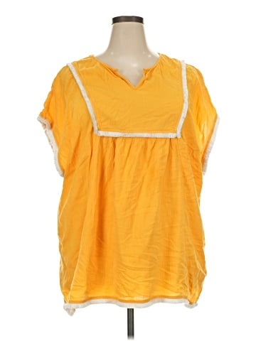 J.Crew Factory Store Short Sleeve Blouse (view 1)