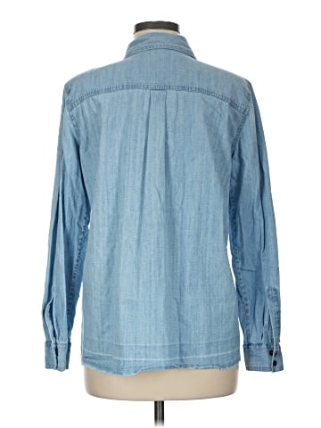 Karl Lagerfeld Paris Long Sleeve Button-Down Shirt (view 2)