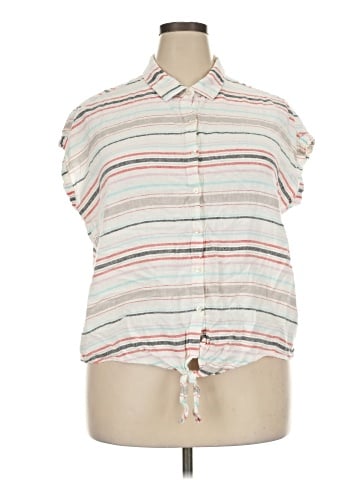 Weatherproof Short Sleeve Button-Down Shirt (view 1)