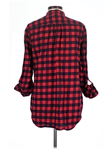 Lands' End 3/4 Sleeve Button-Down Shirt (view 2)